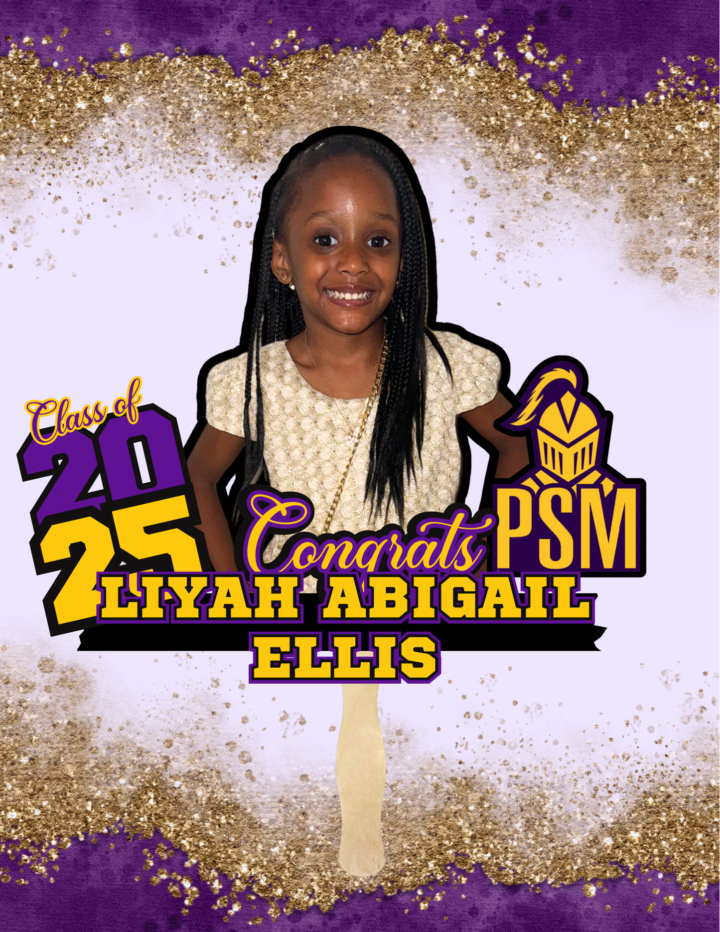 Custom Graduation Fans