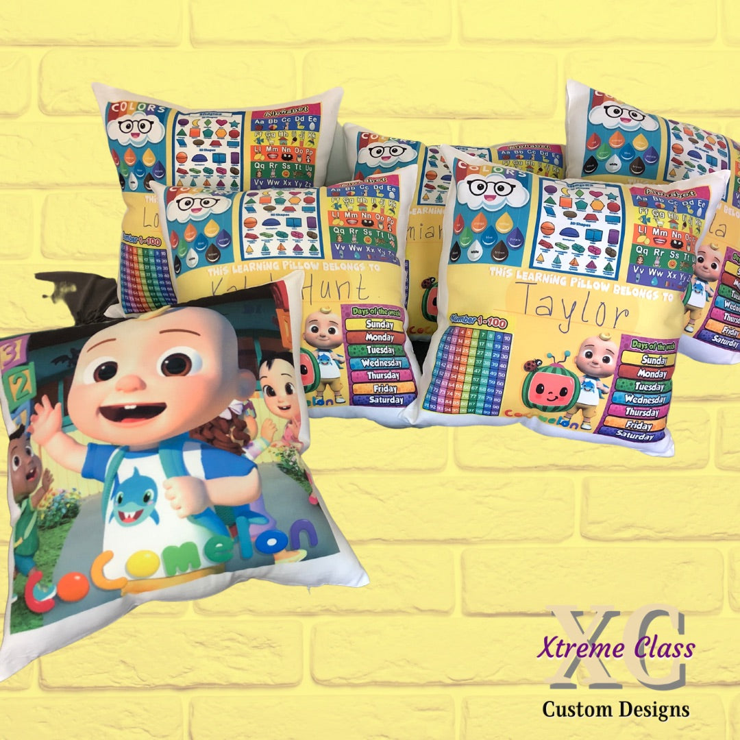 Character Learning Pillows