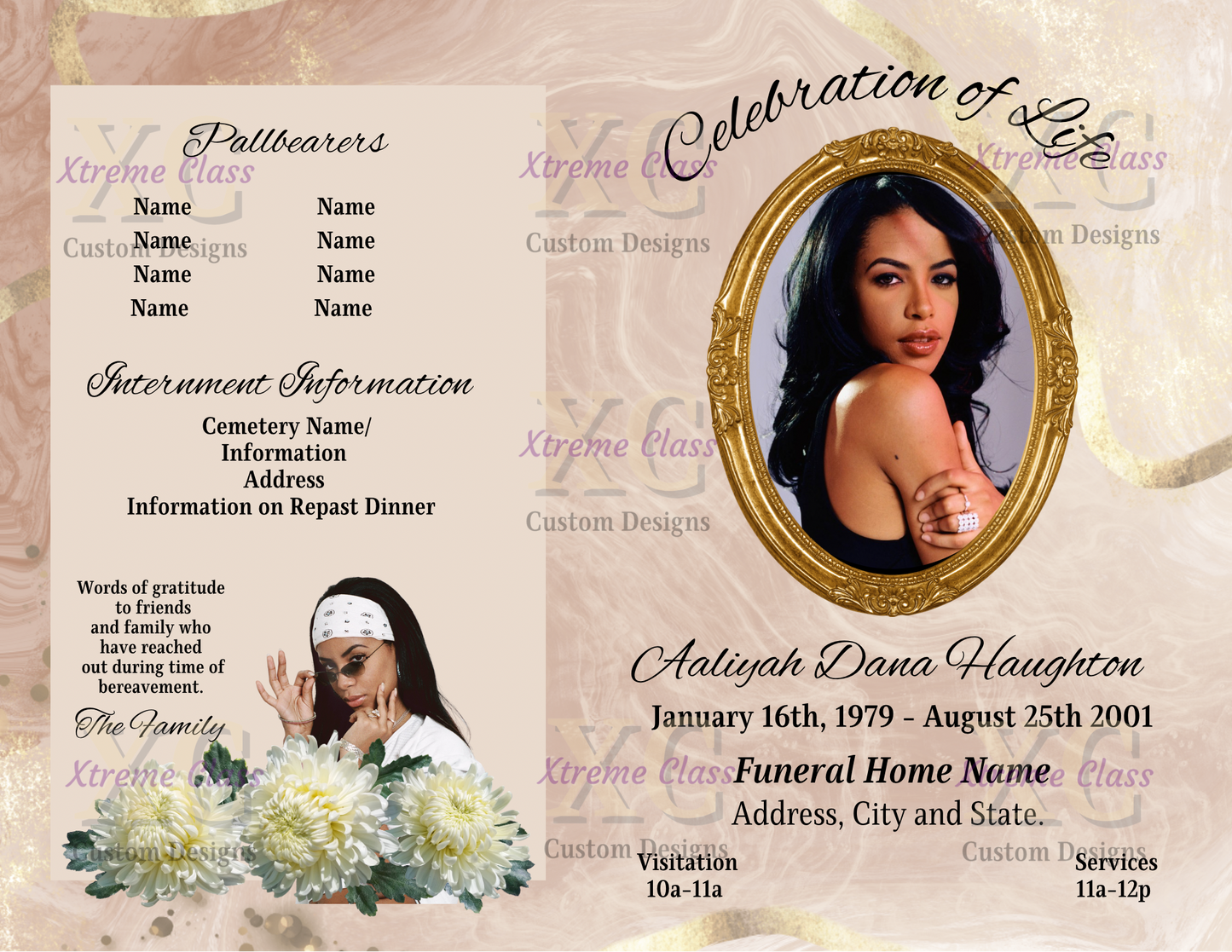 Custom Obituary Design