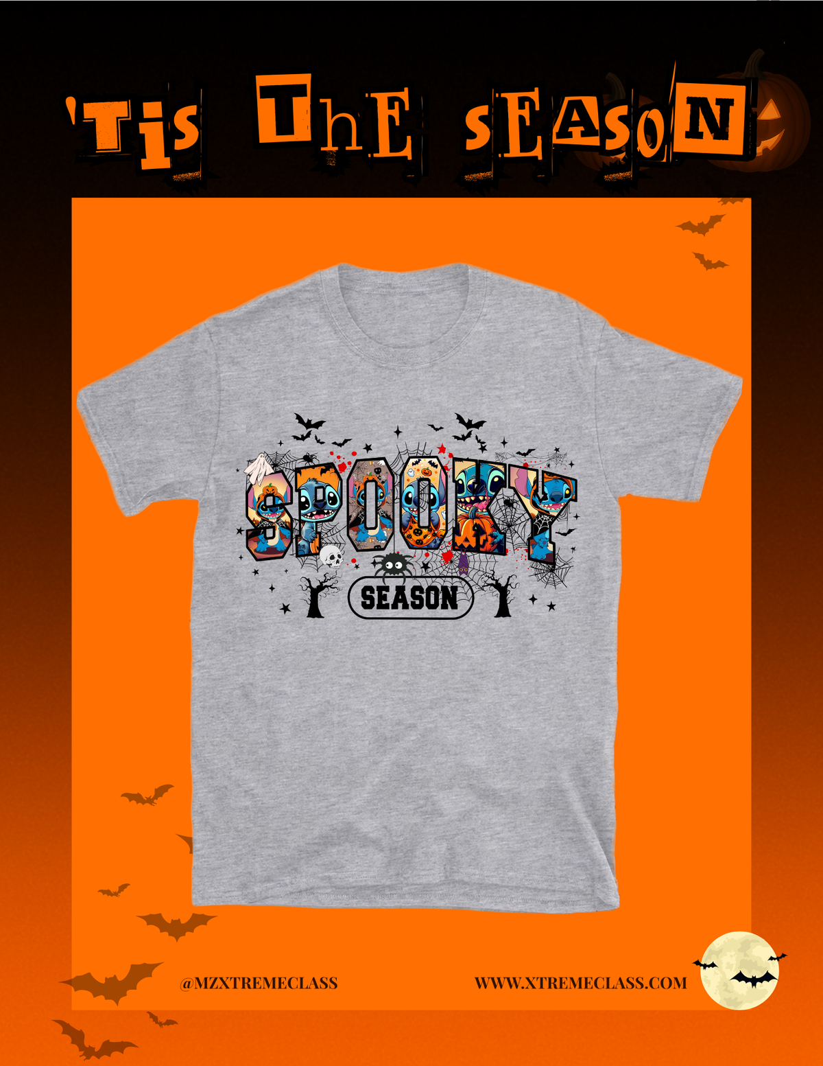 Spooky Season Patchwork Tee