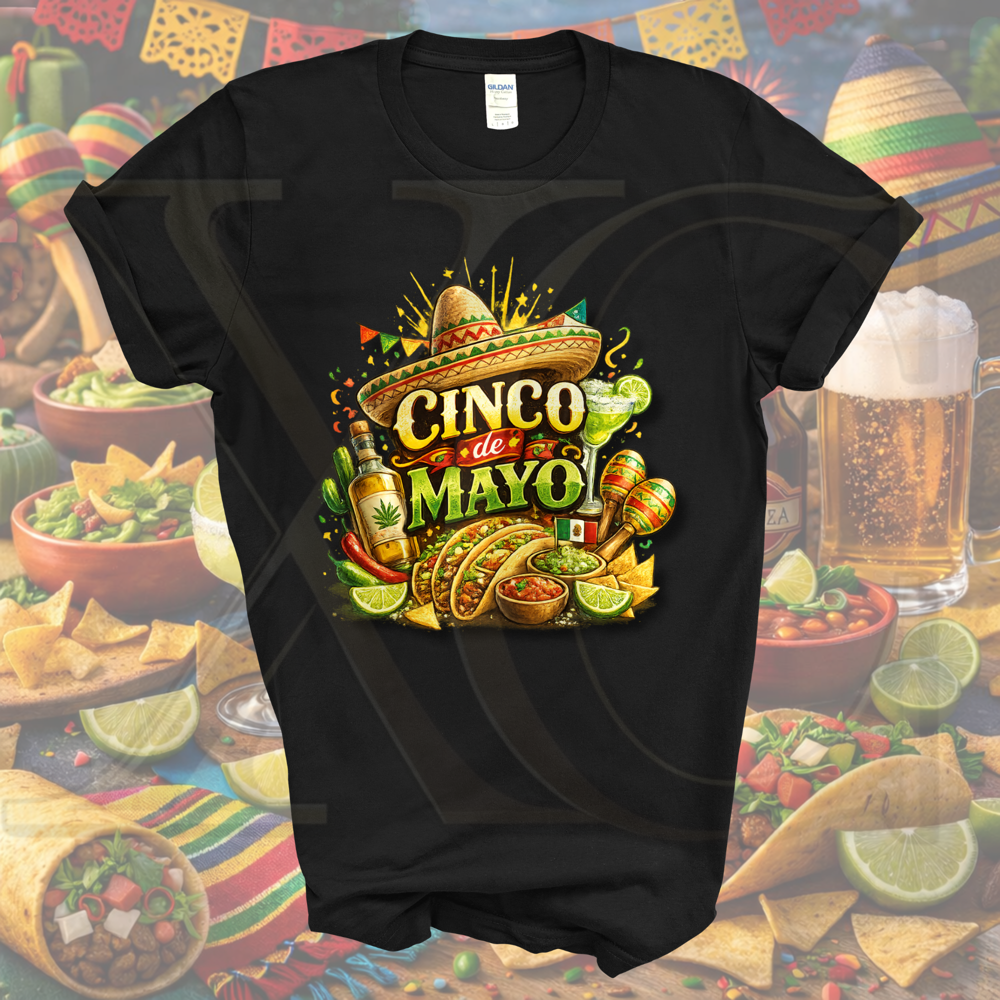🌮 Cinco De Mayo Fiesta Tee – Taco Tuesday Edition