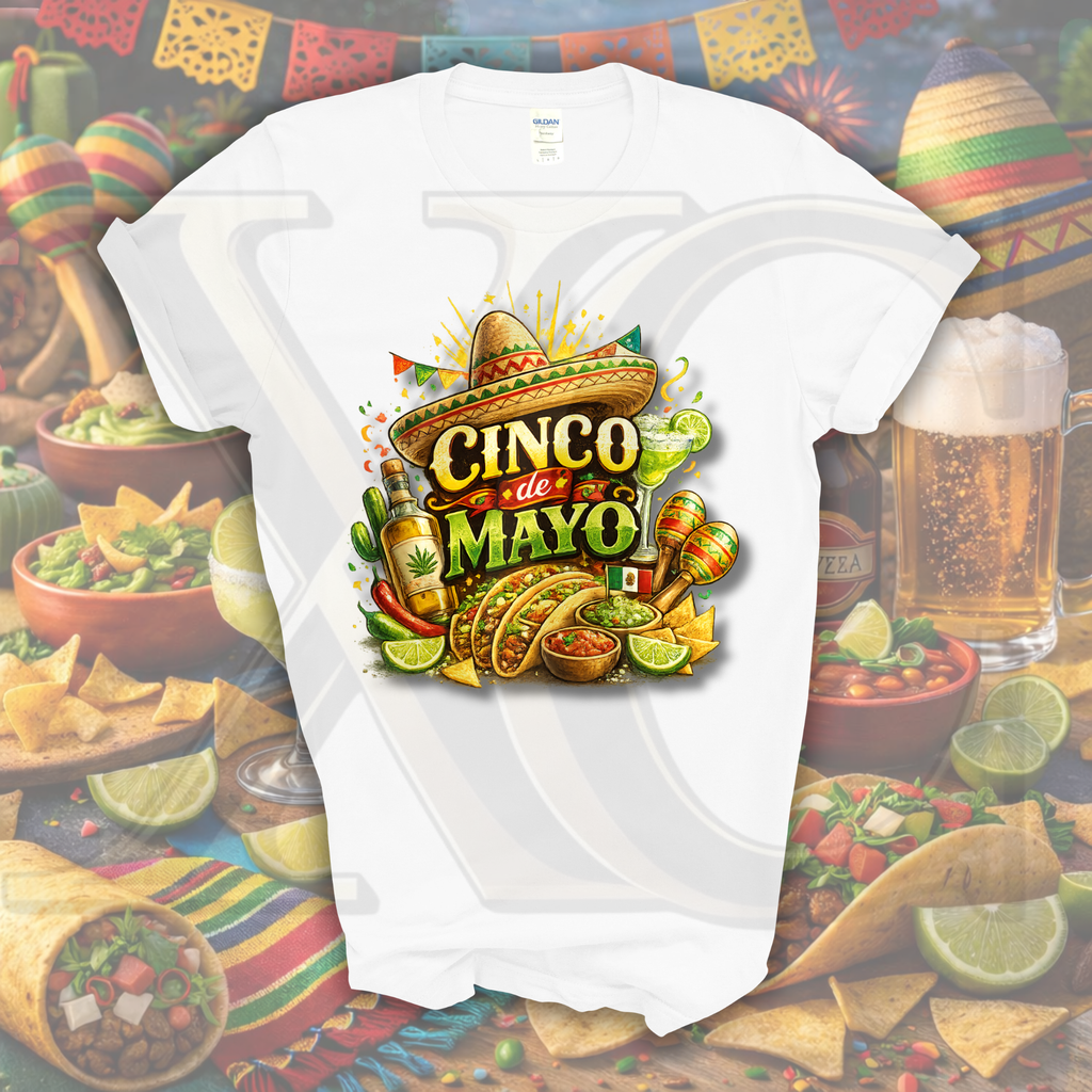 🌮 Cinco De Mayo Fiesta Tee – Taco Tuesday Edition
