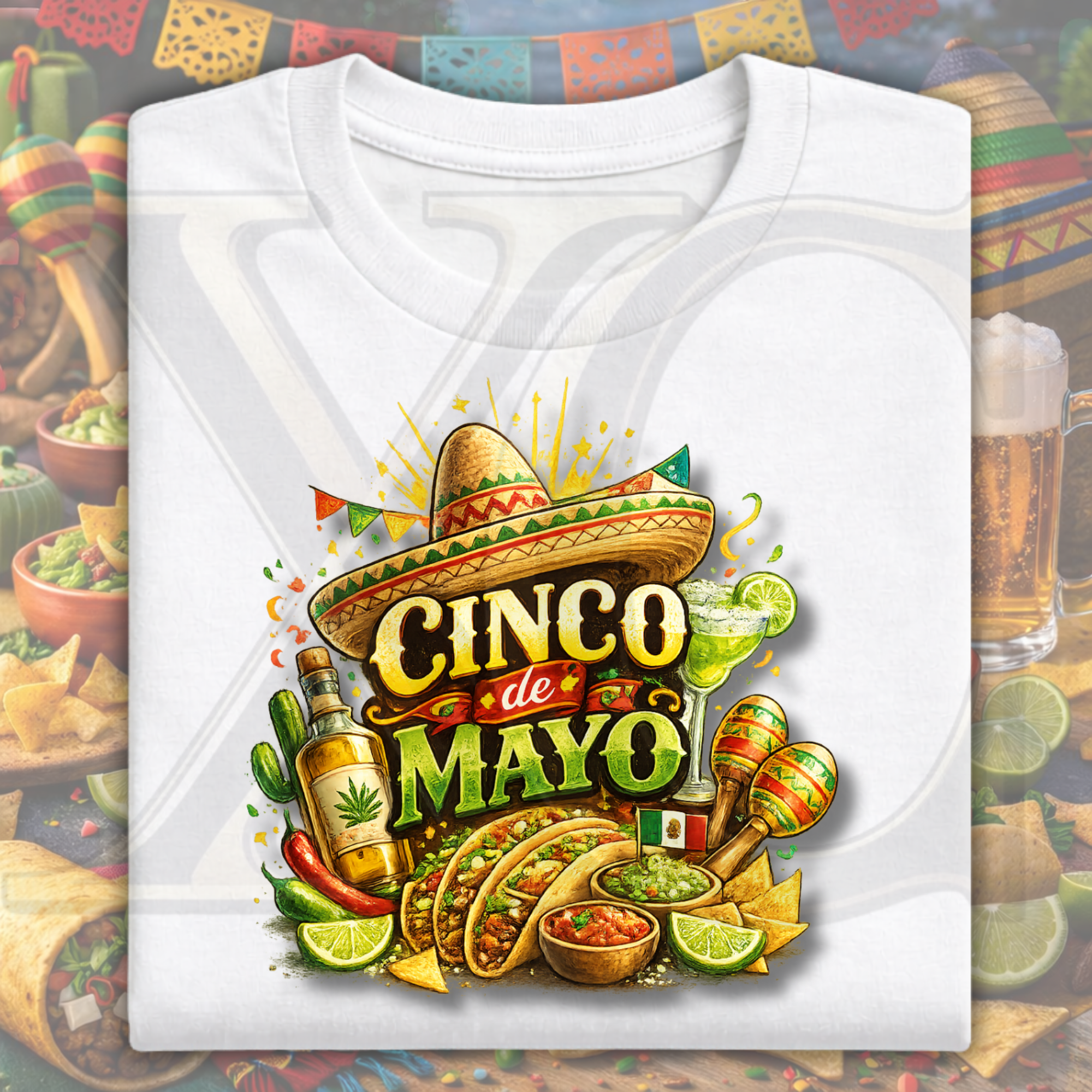 🌮 Cinco De Mayo Fiesta Tee – Taco Tuesday Edition