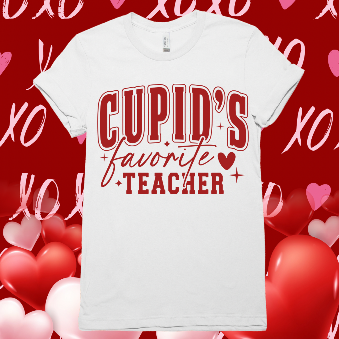 Cupids Favorite Teacher T-shirt