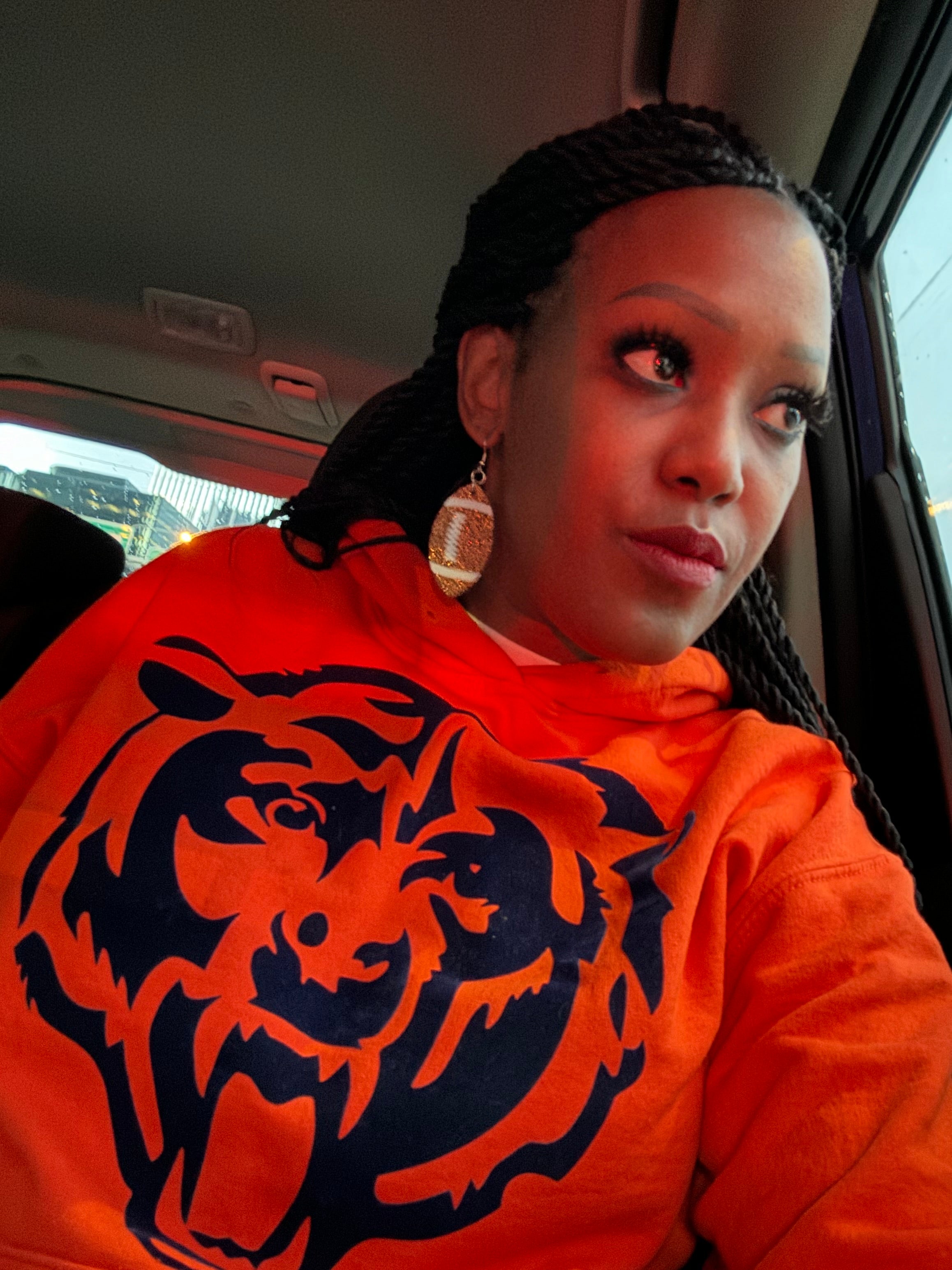 Orange Bears Hoodie