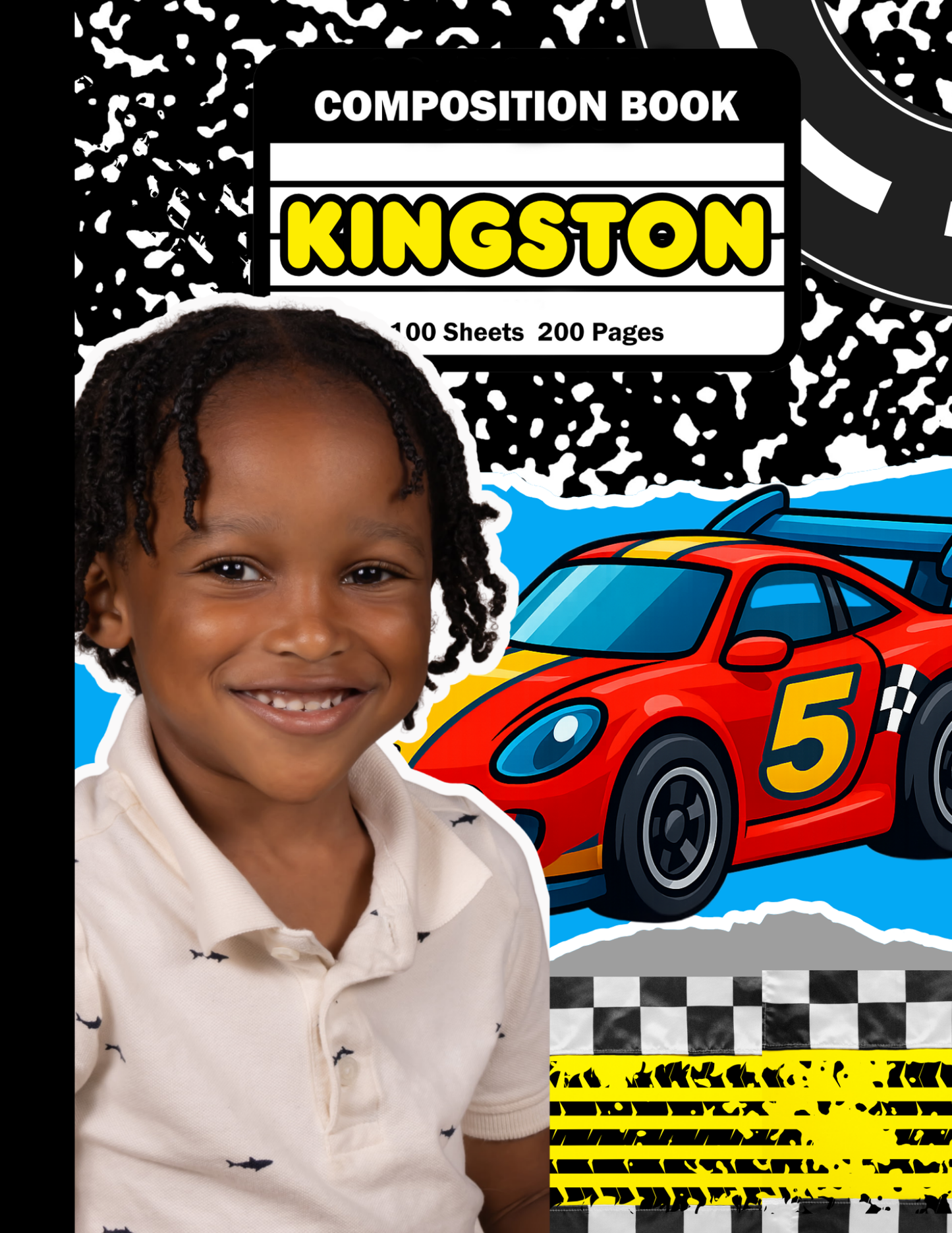 Personalized Composition Notebooks for Kids