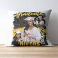 🎓 Custom Double-Sided Graduation Keepsake Pillow
