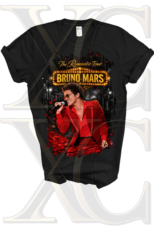 Bruno Mars Retro Tour Shirt 2026 – Vintage Concert Outfit Tee | Streetwear Graphic T-Shirt (Unisex)