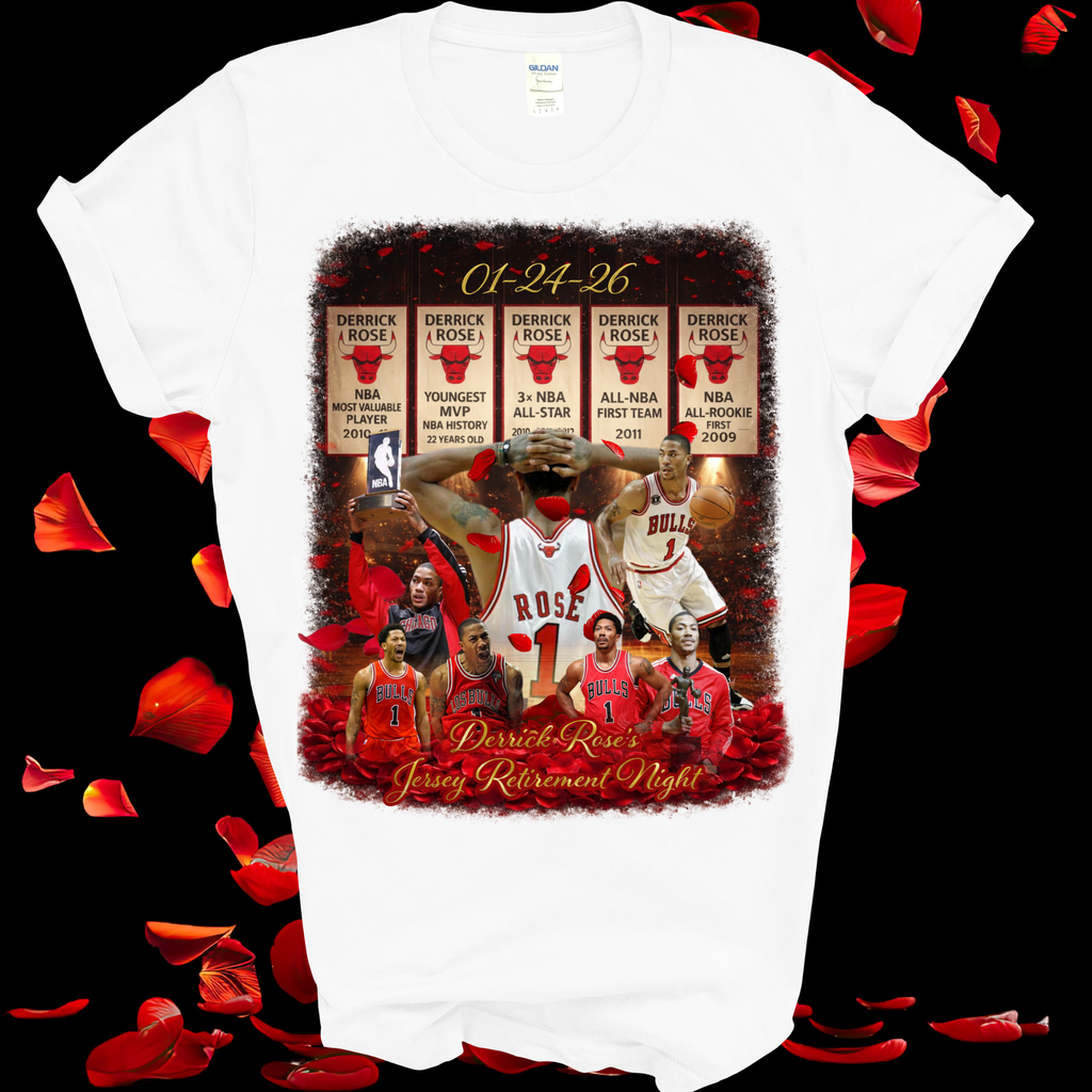 Derrick Rose Jersey Retirement Night Sweatshirt