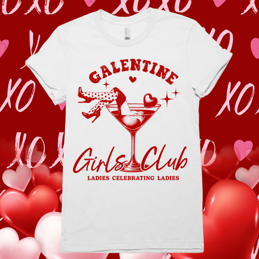 Galentine Girls Club T-shirt