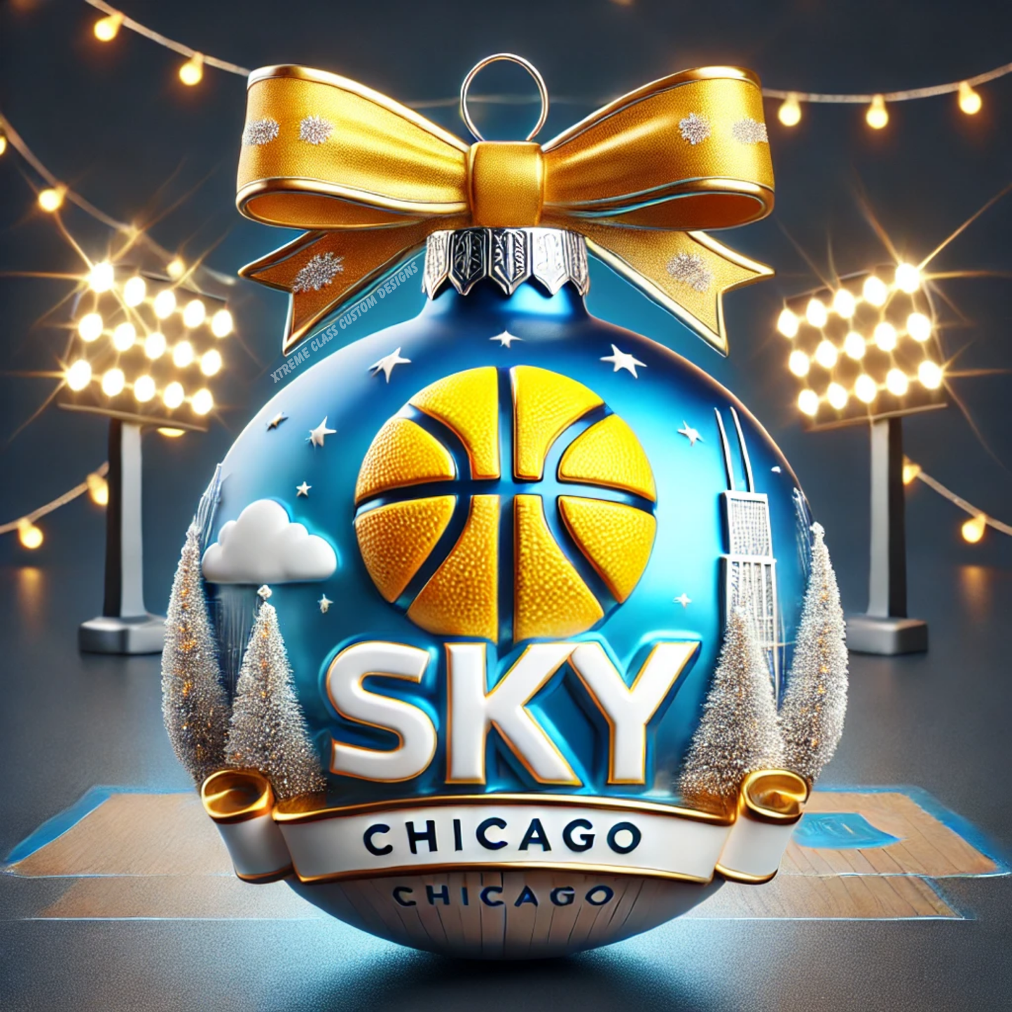 Chicago Sports Team Christmas Ornament Images