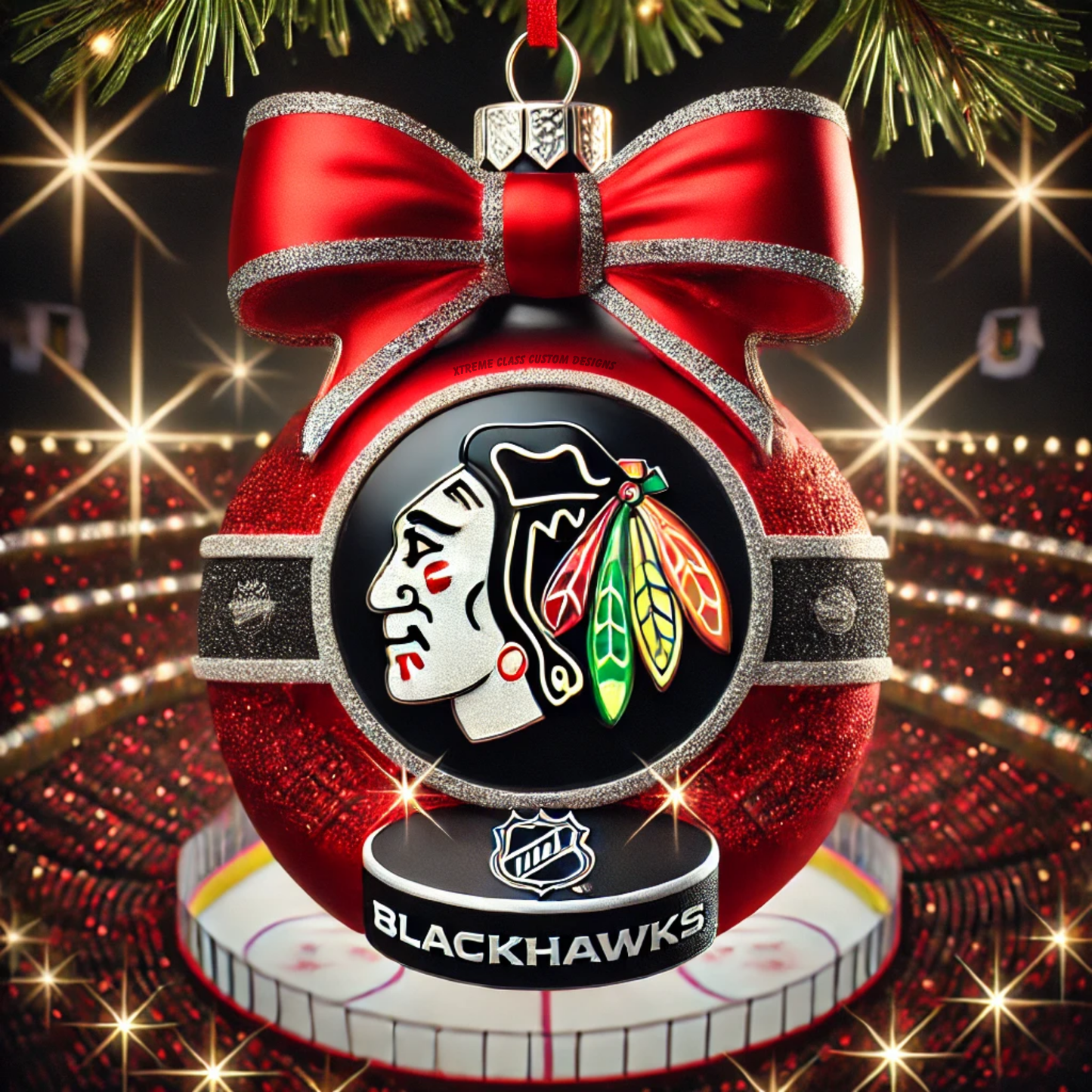 Chicago Sports Team Christmas Ornament Images