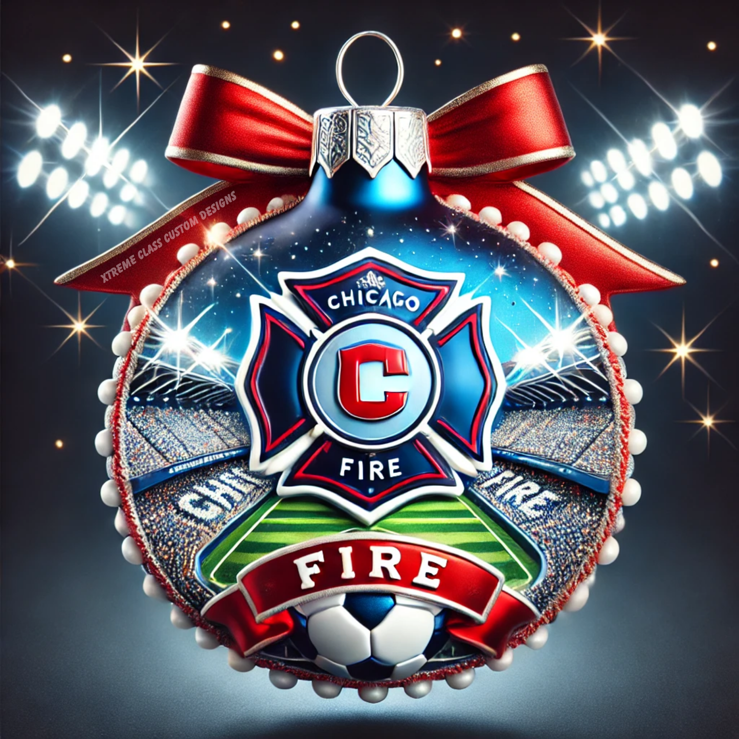 Chicago Sports Team Christmas Ornament Images