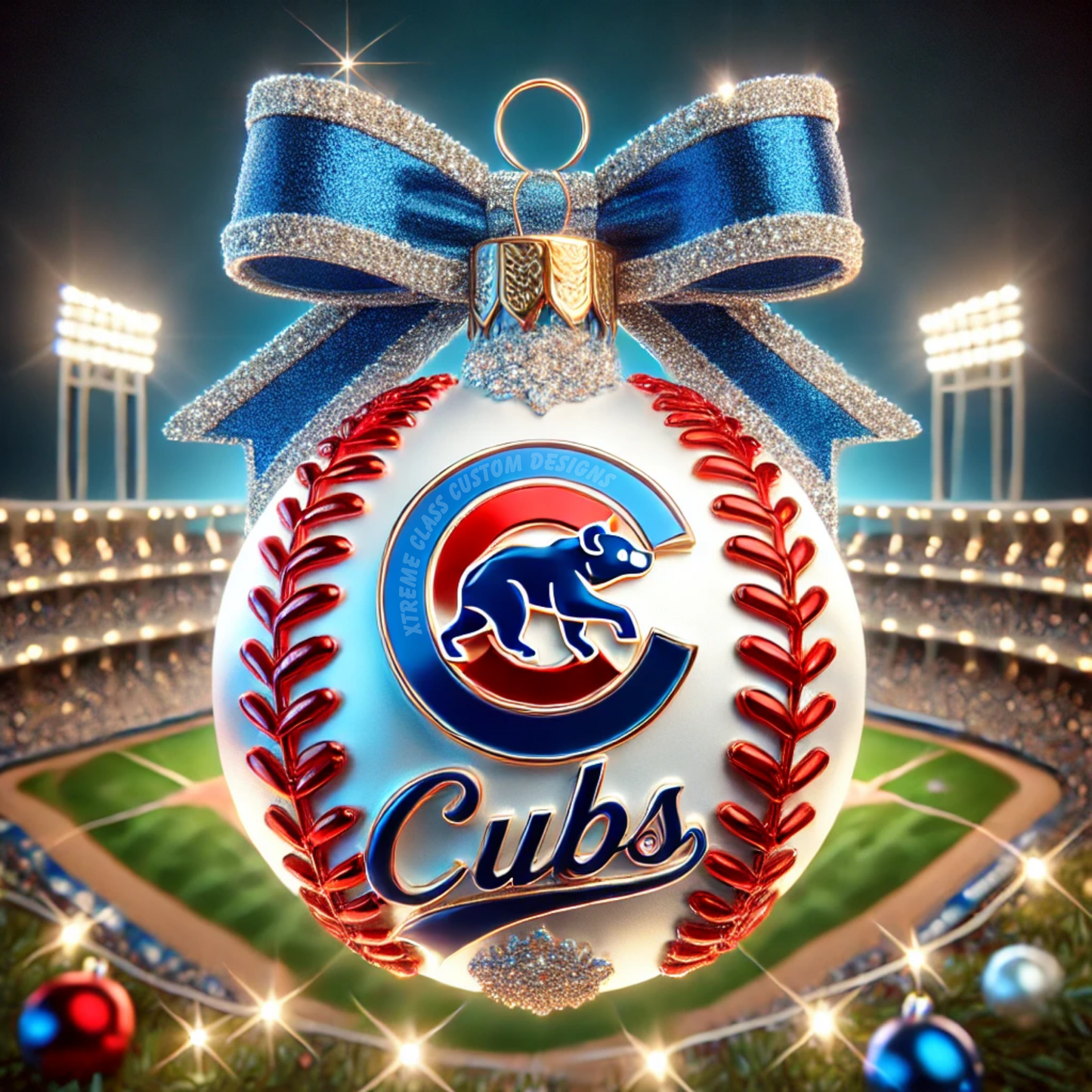 Chicago Sports Team Christmas Ornament Images