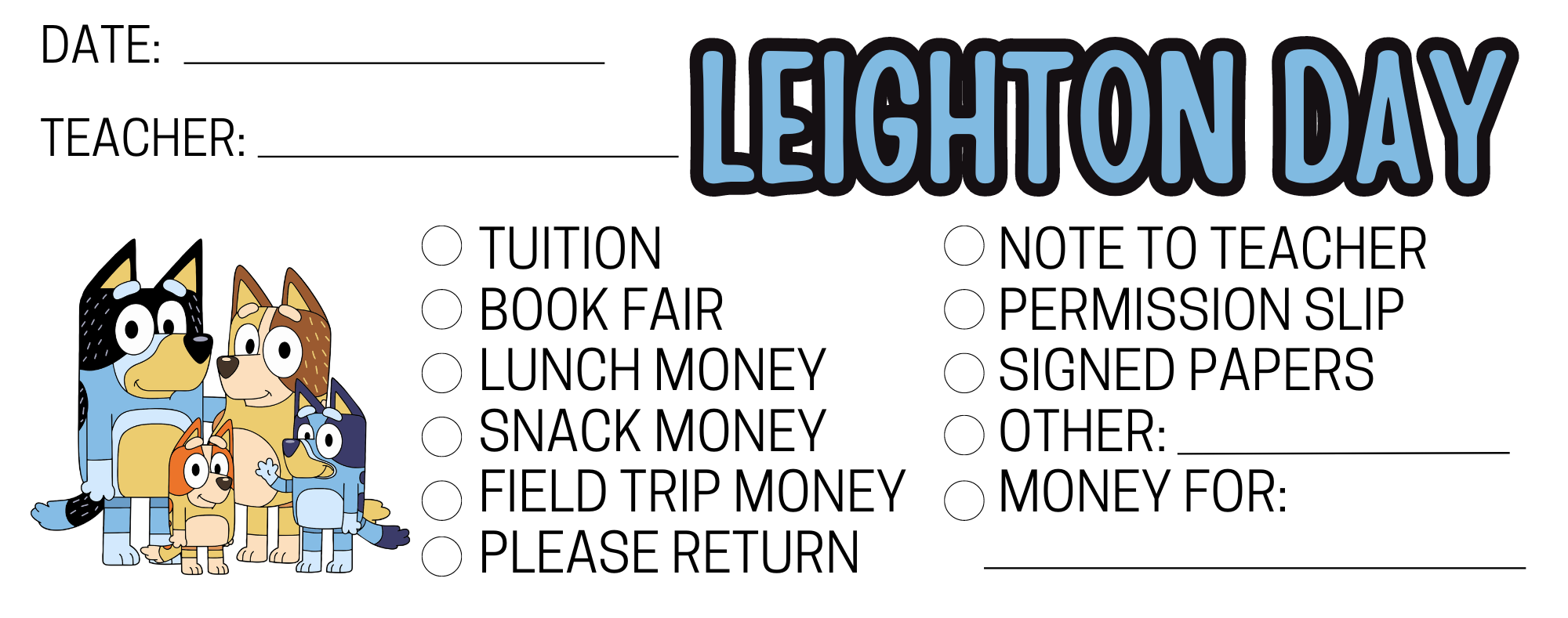 Custom School Communication Envelopes