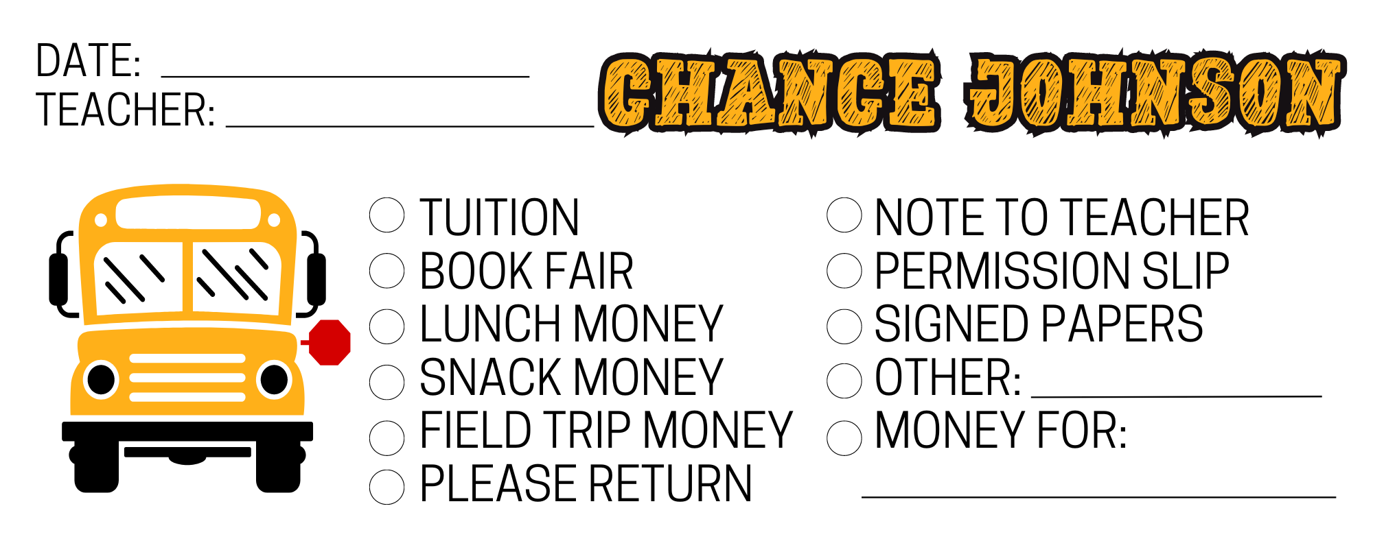 Custom School Communication Envelopes